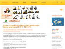 Tablet Screenshot of montacargasbogota.com
